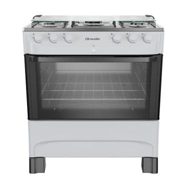 Imagem de Fogao 5bcs Mesa Inox Mfi5bb Mueller Branco Bivolt