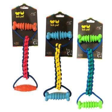 Imagem de Puxador Duplo Trança 02 Ossos - 02 Cores De Corda Unitário