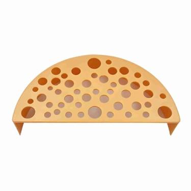 Imagem de Cuofyunl caverna de criação de camarão, protetor de túnel de aquário, paisagem delicada, esconderijos ocos, estátua, tanque de peixes, decoração de habitat (Laranja)