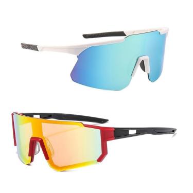 Imagem de Kit 2 Óculos Esportivo Corrida Vôlei Ciclismo Beach Tennis-Unissex