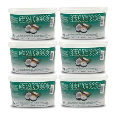 Imagem de Kit 6kg Cera de Coco para Velas 100% Vegetal Solven