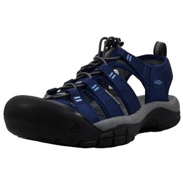 Imagem de KEEN Sandália masculina Newport H2 com bico fechado, Academia Naval/cinza aço, 47