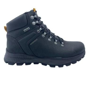 Imagem de Bota Macboot Masculina Couro Prova D´Água Preta Alpes - Preto 38-Masculino
