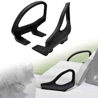 Imagem de POKIAUTO Apoio de braço de apoio de quadril para EZGO Valor, par de alças de assento de apoio de braço preto compatível com acessórios de carrinho de golfe E-Z-GO Valor 2025