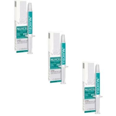 Imagem de Kit C/ 3un Suplemento Nutricional Nuxcell Fel 2g Para Gatos - Organnac