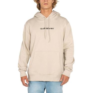 Imagem de Moletom Canguru Quiksilver Q422A0128 Areia-Masculino