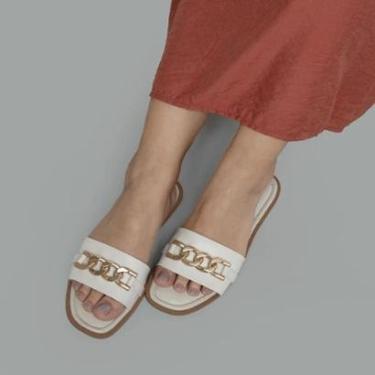 Imagem de Sandália M Shuz Rasteira Corrente Feminina-Feminino