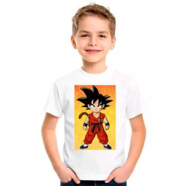 Imagem de Camiseta Desenho DRAGON BALL Z Moda Infantil Roupa Criança 01 - DESIGN