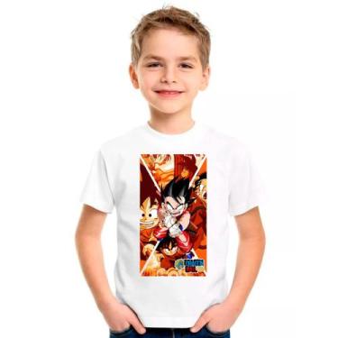 Imagem de Camiseta Desenho DRAGON BALL Z Moda Infantil Roupa Criança 02 - DESIGN