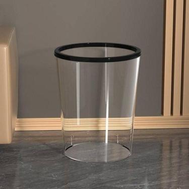 Imagem de Lixeira Redonda Com Anel De Pressão 10 Litros - Top Rio