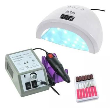 Imagem de Cabine Sun 5 Uv Led 48W + Motor Para Unhas Lina Mercedes2000