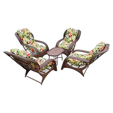 Imagem de Conjunto Descanso. C Poltronas Jardim Varanda Área Externa Cadeira (Argila)