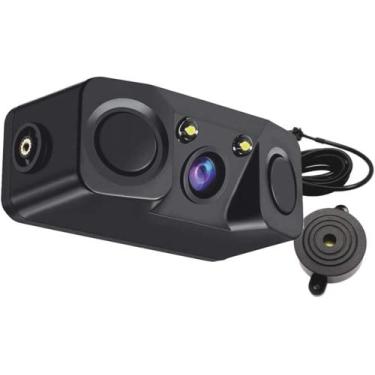 Imagem de Câmera de ré roadstar rs232br pro line 120 cmos 2 leds com sensor e av