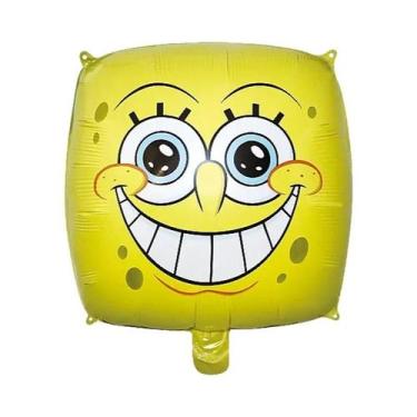 Imagem de Balões Do Cartoon Bob Esponja 2/5PCS Com Várias Expressões Para Festa 