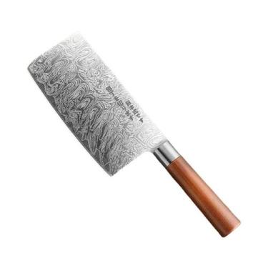 Imagem de Conjunto De Facas Estilo Japonês Com Textura Damascada, 1/4 Peças, Fac