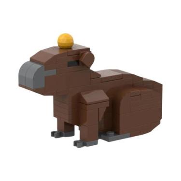 Imagem de Figuras De Gato 62 Peças Blocos De Montar MOC DIY Brinquedos Educativo