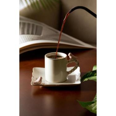 Imagem de 6 Xícaras de Café Wolff Birds de Porcelana 80ml