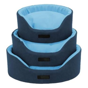 Imagem de Cama Pet Ultra Conforto Cores Contrastantes PTWY2024013 PETTALK, Azul,