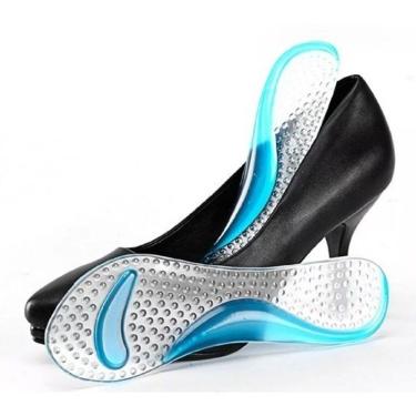 Imagem de Palmilha Gel Feminina Massagem Salto Alto Ortopedica - Ortopedia