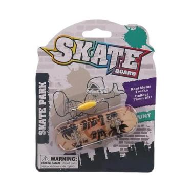 Imagem de Skateboard De Dedo Metálico Com Ponta Côncava Rasa E Dupla Curvatura, 