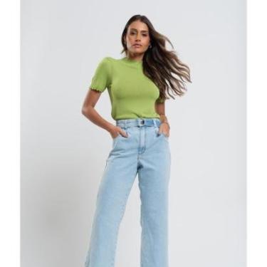 Imagem de Calça Jeans Pantacourt Salvatore Fashion-Feminino