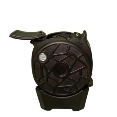 Imagem de Composteira Rotativa, Polietileno Reciclado, Preta, 55L, Sistema de Aeração, Vedamento em Borracha, 39x44x56cm, Para Resíduos Orgânicos