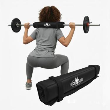 Imagem de Apoio Protetor de Barra para Agachamento Feito deEspuma Confortável pa