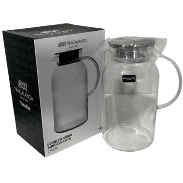 Imagem de Jarra Vidro Borossilicato Fracalanza 1,8L Twinkle Incolor - VGB Viaglo