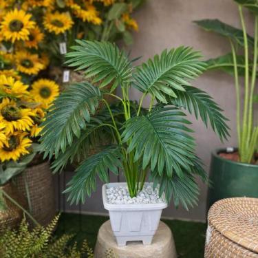 Imagem de Coqueiro Artificial Vaso Decorativo Planta Tropical Realista Sofistica