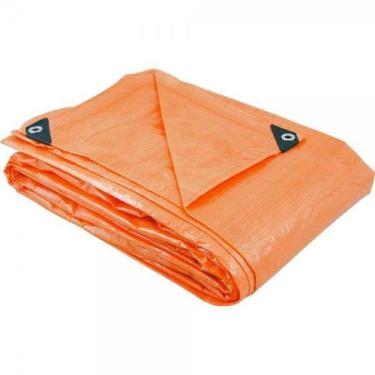 Imagem de Lona De Polietileno Laranja 4 m x 3 m, Vonder