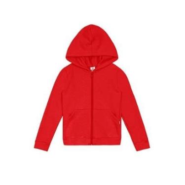 Imagem de Jaqueta básica infantil menina em moletom Brandili-Feminino