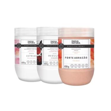 Imagem de Creme Pimenta Negra + Esfoliante 650g+ Creme Rosa Mosqueta - D'AGUA NA