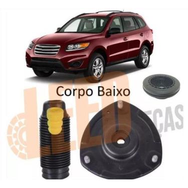 Imagem de Kit Coifa Batente Coxim Amortecedor Dianteiro Hyundai Santa Fé 3.5 V6 