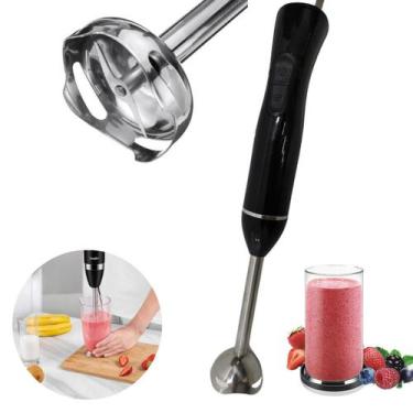 Imagem de Processador Portatil Batedor Misturar Mixer De Mão Alimentos - Prime, 