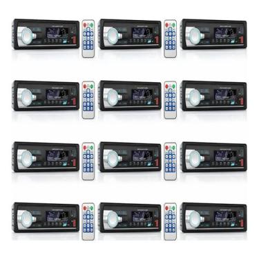 Imagem de Kit 10 radios mp3 player 7 cores bluetooth like 521 - Like parts