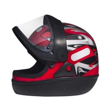 Imagem de Capacete de Moto Fechado San Marino GRAFIC Vermelho Tamanho 56 - Tauru