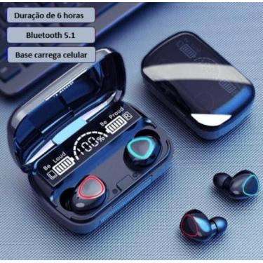 Imagem de Fone ne Ouvido Bluetooth TWS M10 - Função PowerBank  Resistente a Água