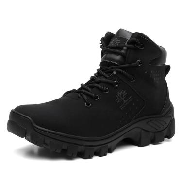 Imagem de Bota Coturno Adventure Masculino Cano Medio Cadarço Solado Borracha Tratorado Biqueira...