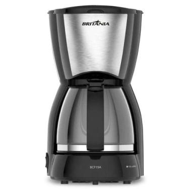 Imagem de Cafeteira Elétrica Britânia BCF19A 18 Xícaras 550W Preto e Inox