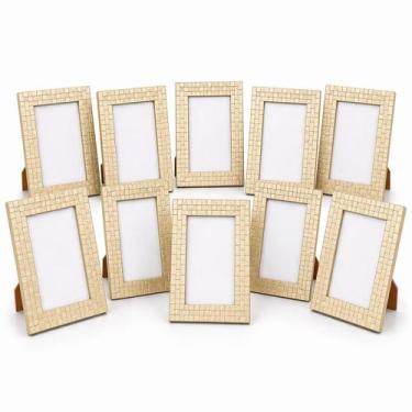Imagem de Porta Retrato 10x15 cm Decorativo com Acabamento Elegante e Moderno - 