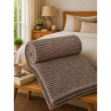 Imagem de Cobertor Manta Canelado Soft Antialérgico 2,00 x 1,80m - HomeLarTex, A