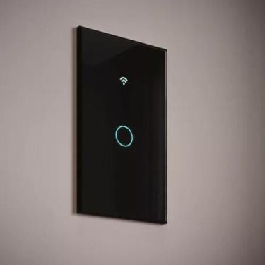 Imagem de Interruptor Inteligente 1 2 3 Botão Wifi Smart Automação Touch Branco 
