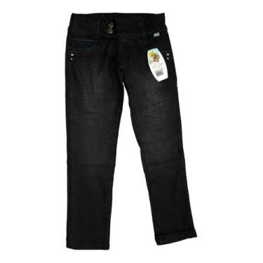 Imagem de Calça Jeans Infantil Menino Menina - anjo da mamãe, Coral, Escuro, 8