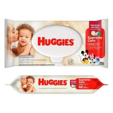 Imagem de Lenço Umedecido Huggies 48 folhas - Supreme Care