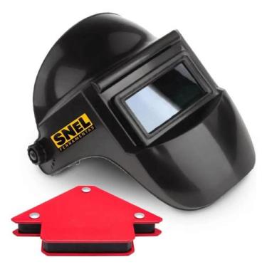 Imagem de Kit Soldador Máscara Solda Escurecimento Tom Visor Tonalidade Fixa Elé