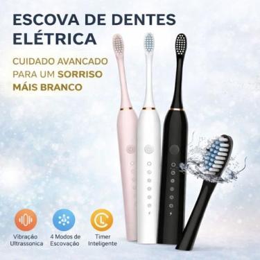 Imagem de Escova de Dentes Elétrica com Timer Inteligente - Rick Imports