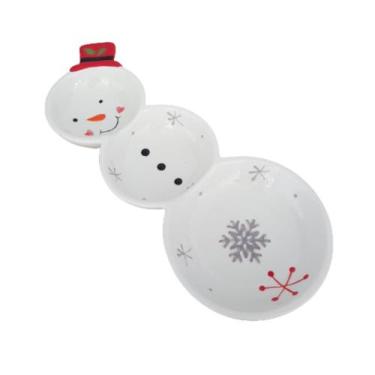 Imagem de Petisqueira natal em cerâmica - Carmella Presentes, 35.50cm