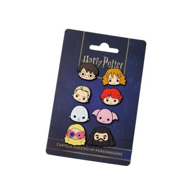 Imagem de Cartela de Adesivos Imaginarium Harry Potter Personagens com 8 Unidades de Papelaria