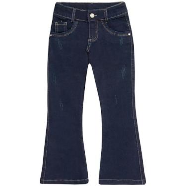 Imagem de Calça Juvenil Look Jeans Flare Jeans - UNICA - 18, 18, Azul