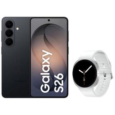 Imagem de Smartphone Samsung Galaxy S26 256GB Preto - 5G + Smartwatch Samsung Ga